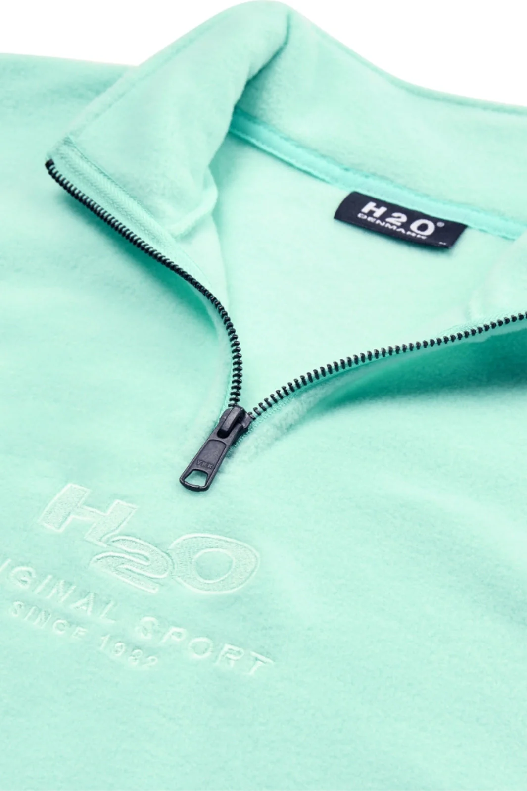 H2O - Blåvand II Fleece Half Zip - Pastel Green - Image 3
